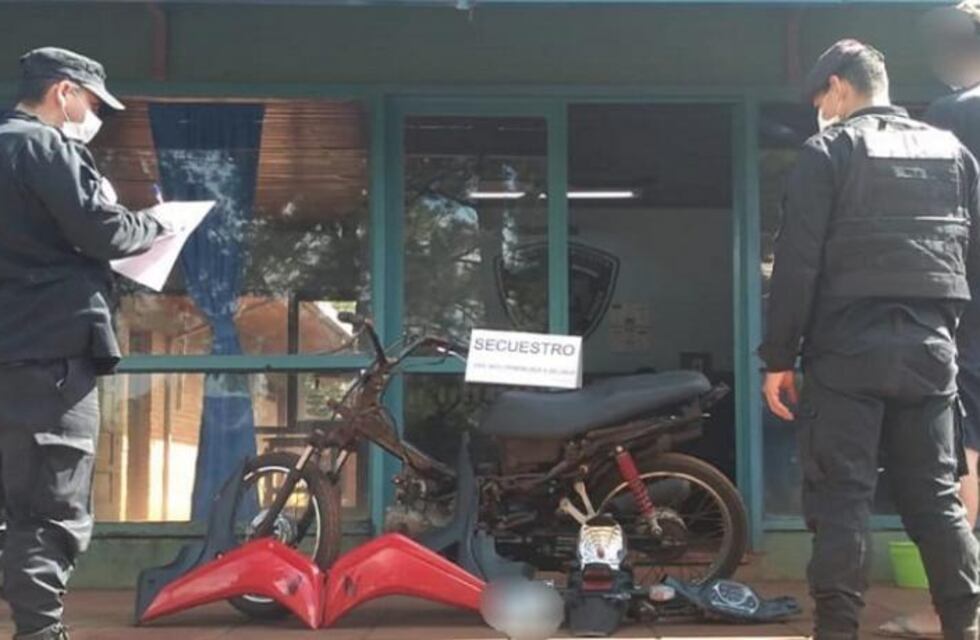 Joven detenido tras el robo de una motocicleta en Salto Encantado