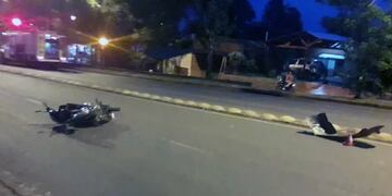 Tras el accidente el hombre intentó darse a la fuga, dejando tirado a Zelmer