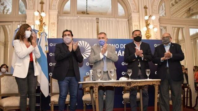 Jaldo anunció un bono extraordinario para los estatales.