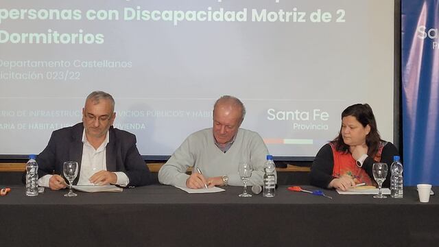 Licitaron 42 viviendas en María Juana