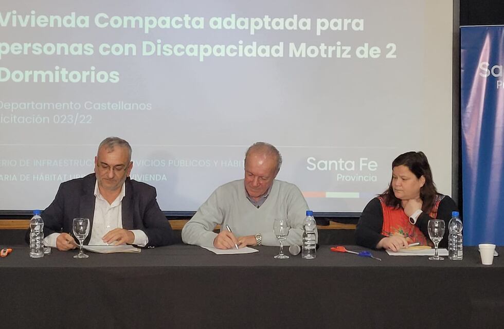 Se presentó una sola empresa para construir 42 casas en María Juana