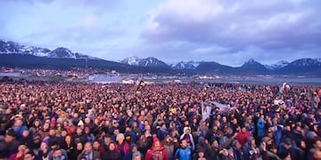 El recital de La Renga dejó en Ushuaia más de 2000 millones y se emplearon a 600 personas