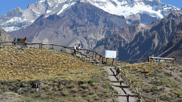 Parque Nacional Aconcagua, uno de los lugares más visitados en la provincia de Mendoza. (Foto: Claudio Gutierrez / Los Andes)