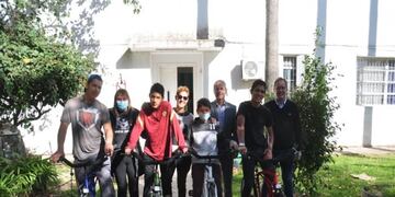 Donación de bicicletas para la residencia infanto juvenil