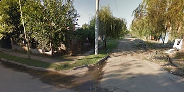 El lugar donde asesinaron a Benjamín Iñigo. (Captura)