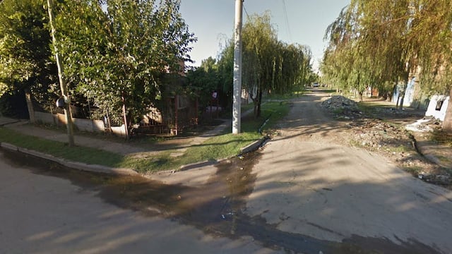 El lugar donde asesinaron a Benjamín Iñigo. (Captura)