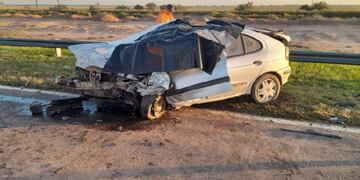 El Renault Megane de la víctima.