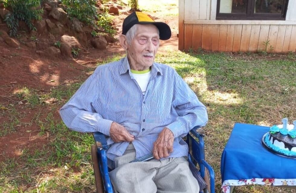 San Vicente: un hombre de 115 años se convirtió en el más longevo de Argentina