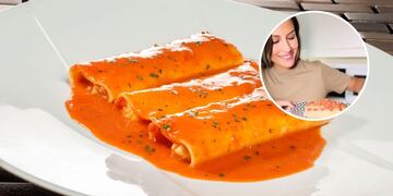 La receta de canelones integrales de pescado de Luli Fernández