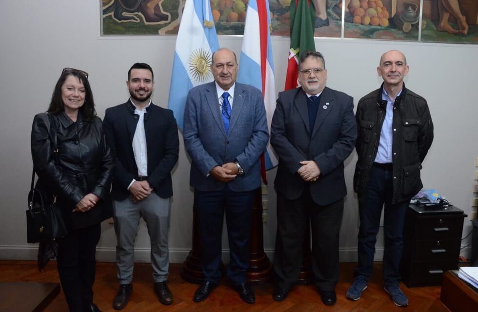 Francolini recibió a representantes de Termatalia internacional