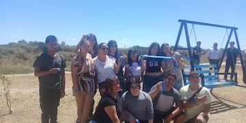 Inauguraron un “banco azul” realizado por Secundaria Nº1