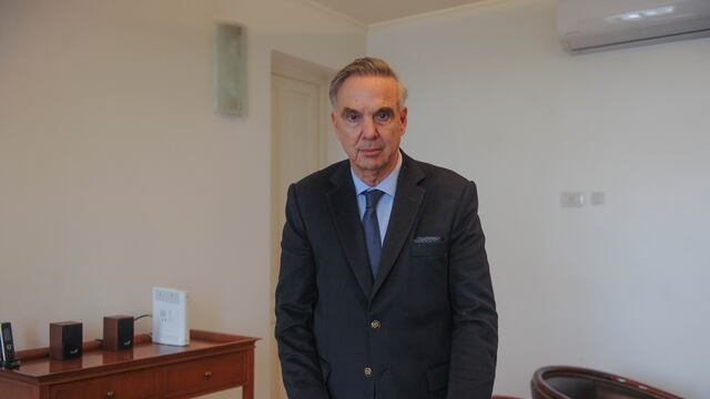 Entrevista Miguel Angel Pichetto en la Auditoría General de la Nación 
Foto Federico Lopez Claro