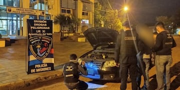 Un auto robado en Buenos Aires fue recuperado en Aristóbulo del Valle
