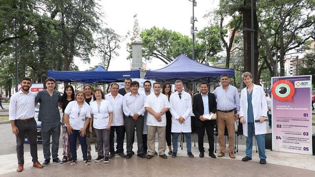 Medina Ruiz participó del encuentro en el Día Internacional del Glaucoma.