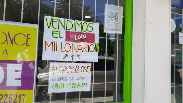 Un bahiense se adjudicó el Loto Plus y ganó más de 400 millones.