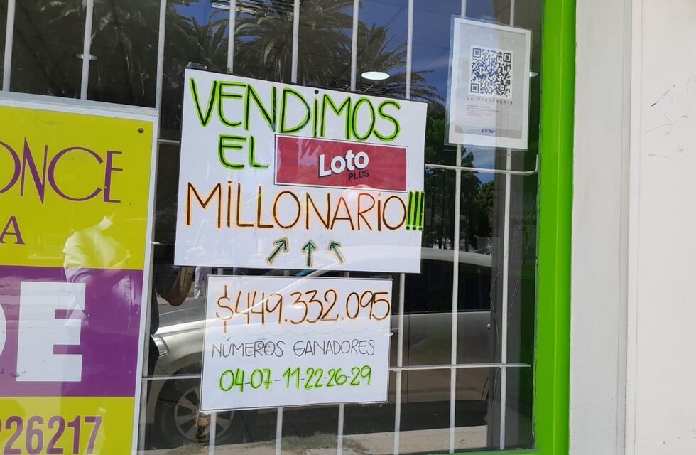 Un bahiense ganó más de 449 millones al Loto Plus