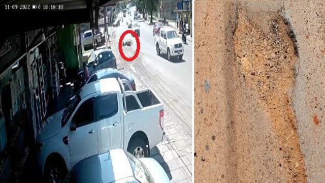 Eldorado: despistó con su motocicleta sobre avenida San Martín.