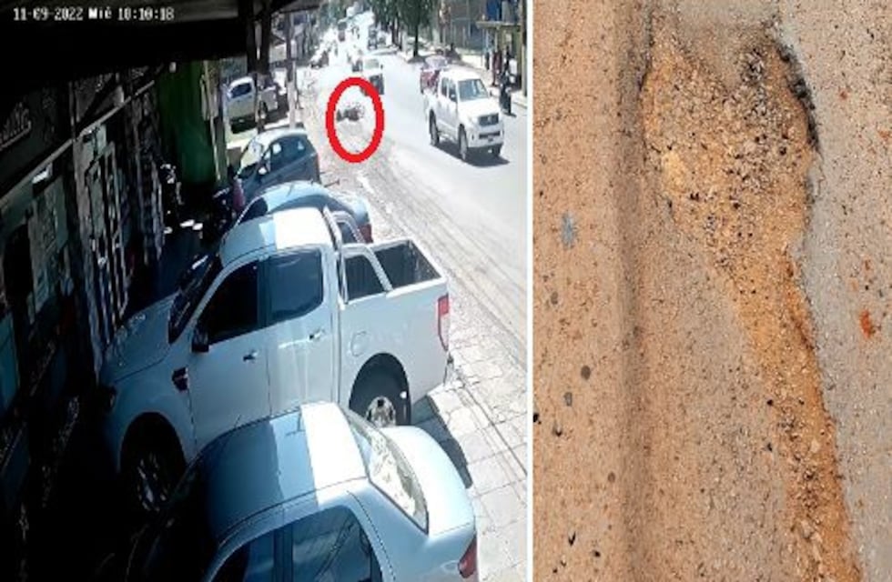 Eldorado: despistó con su motocicleta sobre avenida San Martín