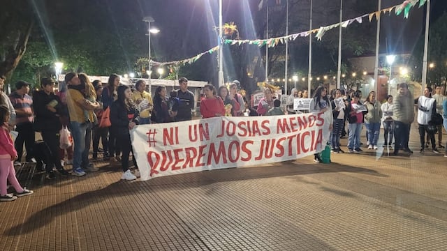Realizaron una nueva marcha en Oberá pidiendo justicia por Josías Galeano.