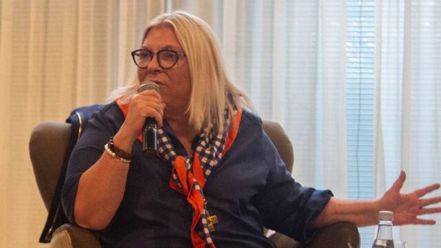 Lilita Carrió, internada en Mar del Plata. (@elisacarrio)