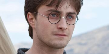 Daniel Radcliffe como Harry Potter.