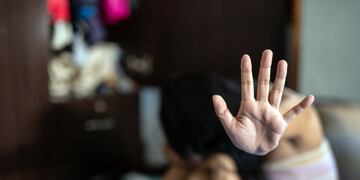 Ni una menos. Violencia contra mujeres y niños, violencia doméstica.
(123RF)