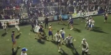 El enfrentamiento a los disparos en los festejos de Midland.