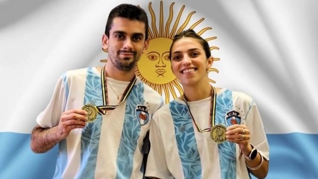 Nicolás Pretto, bochofilo de Sacanta, ganó la Medalla de Bronce Mixta