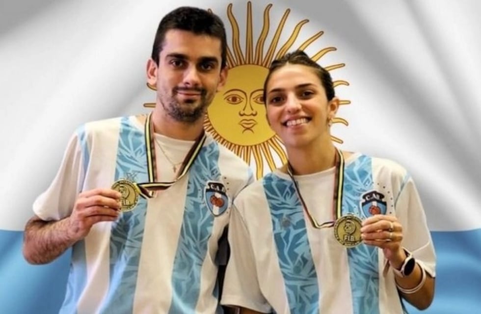 Nicolás Pretto, bochófilo de Sacanta, ganó la Medalla de Bronce Mixta