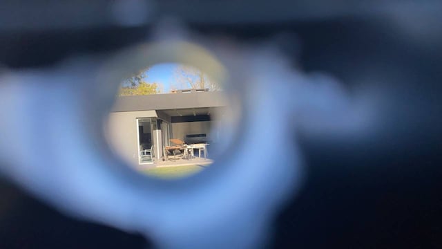 Balacera sobre la casa del hermano de Cristian D'Amico. (@GBelluati)