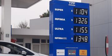 Estos son los nuevos valores de los combustibles en Rafaela