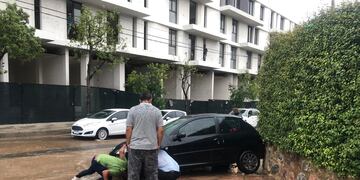 Accidentes tras el temporal en Carlos Paz. Foto: VíaCarlosPaz