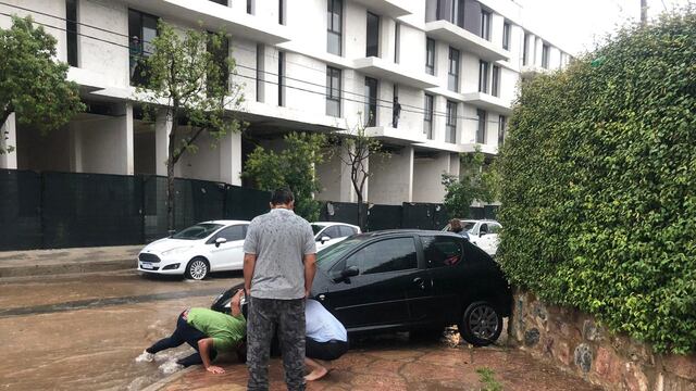 Accidentes tras el temporal en Carlos Paz. Foto: VíaCarlosPaz