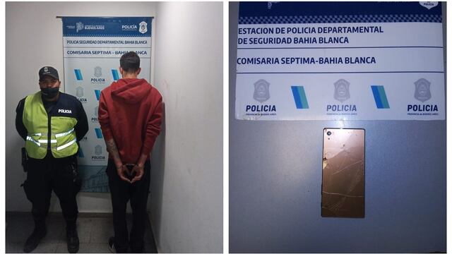 Agredió a su pareja y le rompió el celular