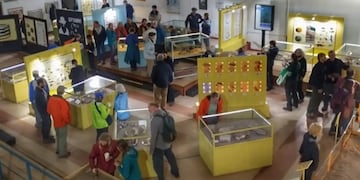 Arribo de un contingente de turismo internacional visitó el Museo Darwin.