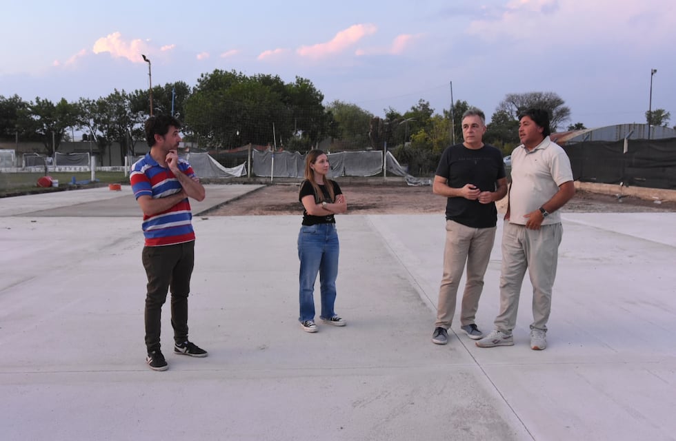 El playón del club Peñarol se encuentra en su etapa final