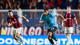 Imparable, Franco Jara aseguró la victoria de Belgrano ante San Lorenzo (Prensa CAB).