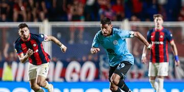 Imparable, Franco Jara aseguró la victoria de Belgrano ante San Lorenzo (Prensa CAB).