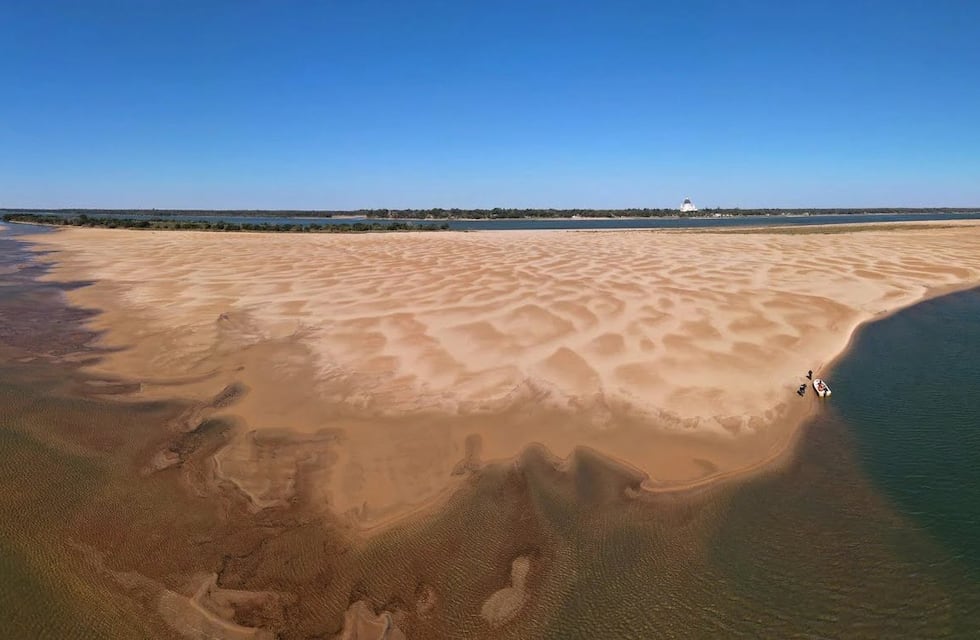Sequía y bajante del río Paraná: más imágenes del impacto por la falta de lluvias
