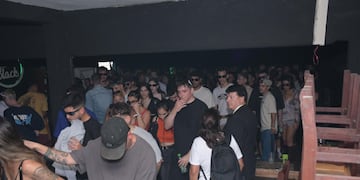 Había más de 500 personas, sin menores de edad ni tampoco hubo detenidos.