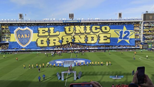 Boca preparó un impactante recibimiento ante Independiente.