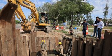 Trabajos en Avenida Estanislao del Campo