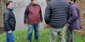 Bertellys recorrió Azul tras el temporal