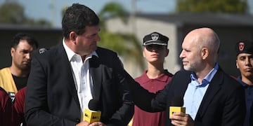 Horacio Rodríguez Larreta presentó a Burzaco como nuevo ministro de Seguridad porteño.