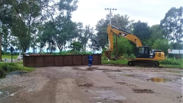 Quedó cerrado a la circulación vehicular el segundo acceso a la ciudad de Perico.