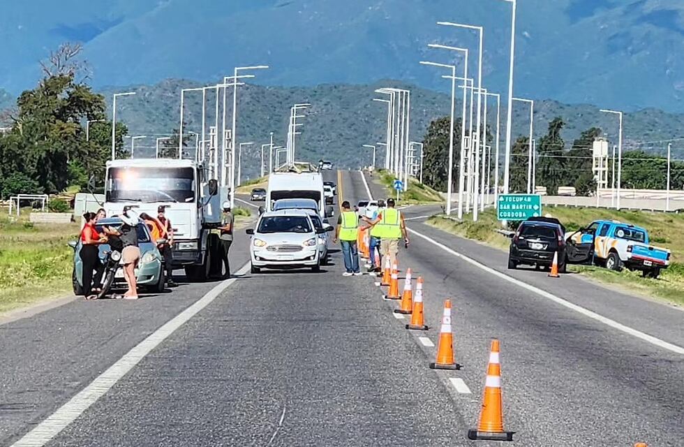 Controles viales en la Ruta 4