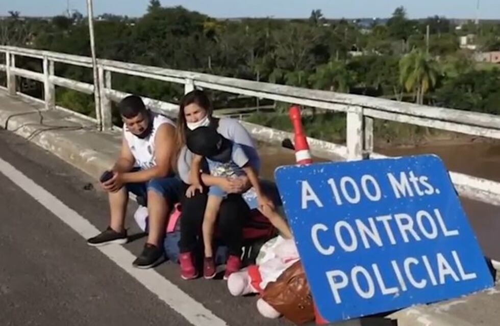 El video del reencuentro entre una madre y sus dos hijos en la frontera de Formosa