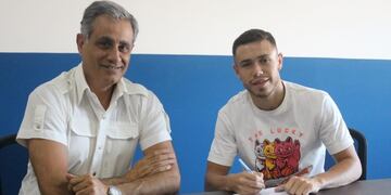 Godoy Cruz y nuevo refuerzo Tomás Conechny.