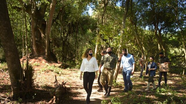 Soneira recorrió las instalaciones que cuentan con 100 hectáreas de extensión.