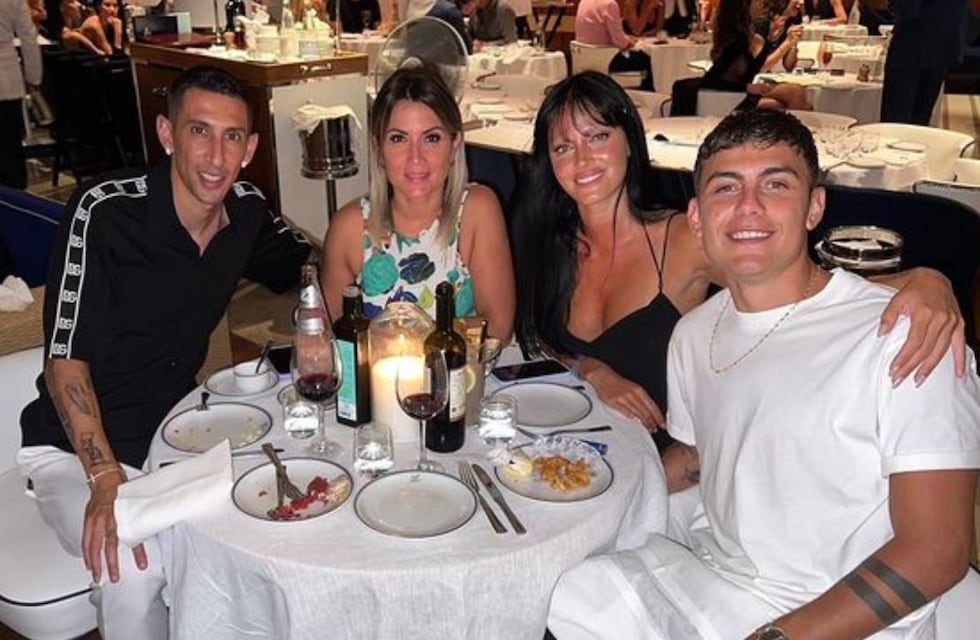 Paulo Dybala se juntó con Ángel Di María y la rompieron de vacaciones en Ibiza